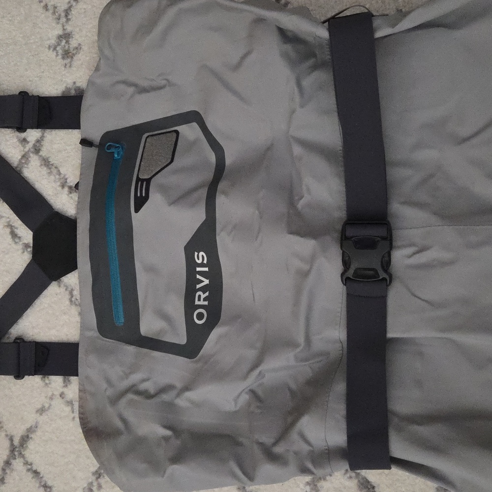 Women's Orvis Ultralight Chest Waders - Size Large - Picture 4 of 14